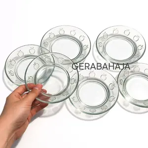 Lepek Apel Kaca Untuk Kopi Isi 6 pcs Best Seller