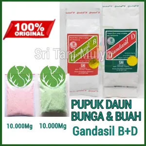 Gandasil B+D Pupuk Buah, Bunga & Daun NPK Majemuk Nutrisi Perangsang Pembungaan Pertumbuhan Generatif Vegetatif