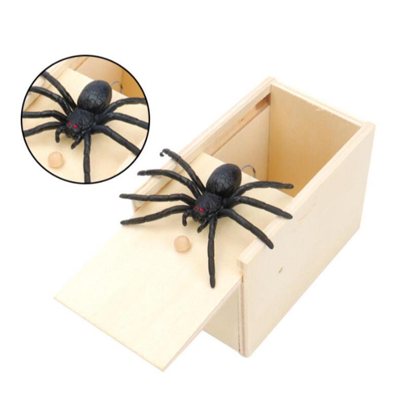 Product Introduction of Đồ chơi chơi khăm, Chủ đề Halloween trong một hộp, Trò đùa chơi, Trò đùa, Nhện dọa Toy 0