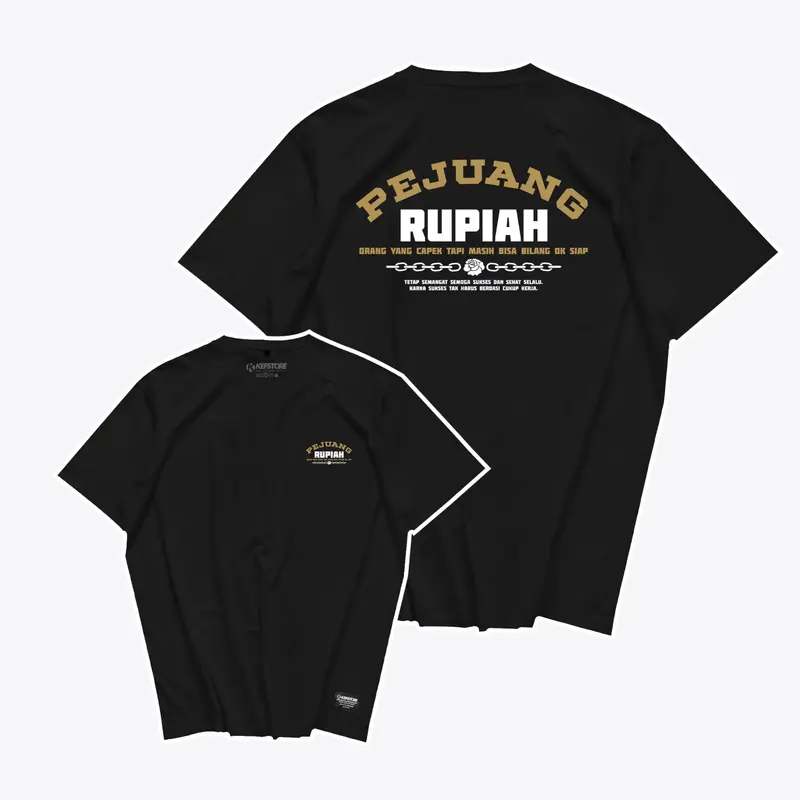 Kepswell - Kaos Pejuang Rupiah - Combed 24S - Kaos viral - Unisex 0