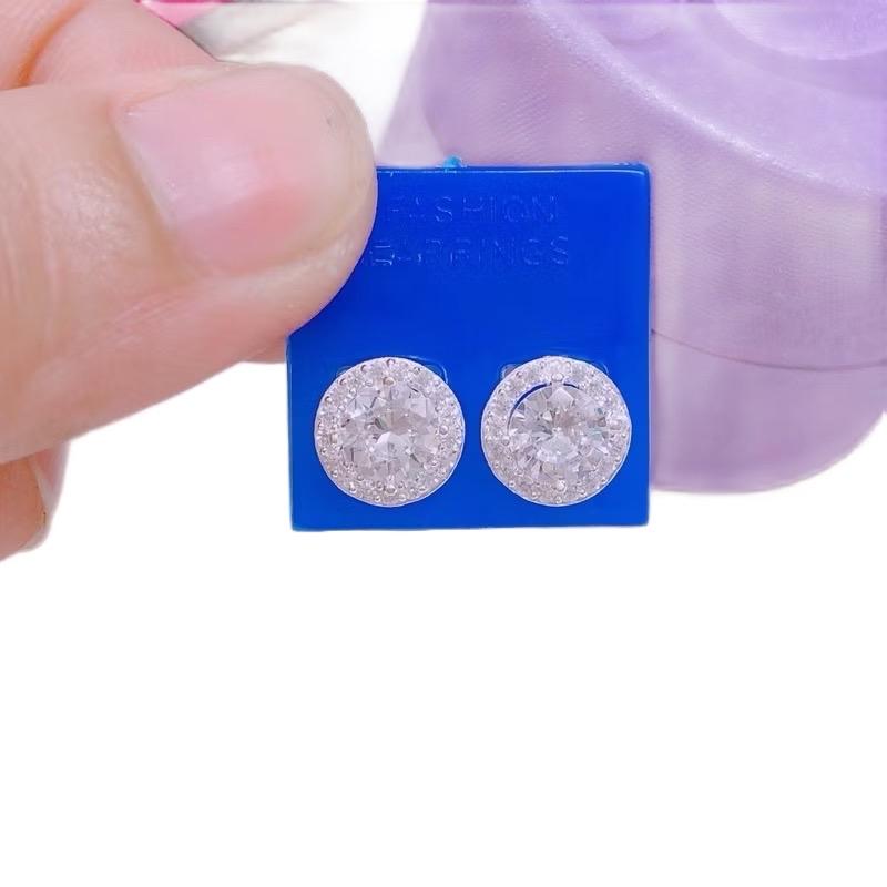 Khuyên tròn nam nữa DTJ bạc ta 1