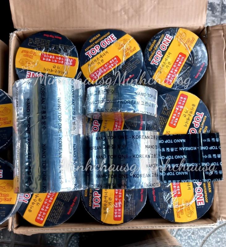 Keo Chống Dột Mái Tôn, Keo Nhựa Đường Hàn Quốc Chống Thấm Nước  Dán Được Trên Nhiều Vật Liệu. Hàng Korea