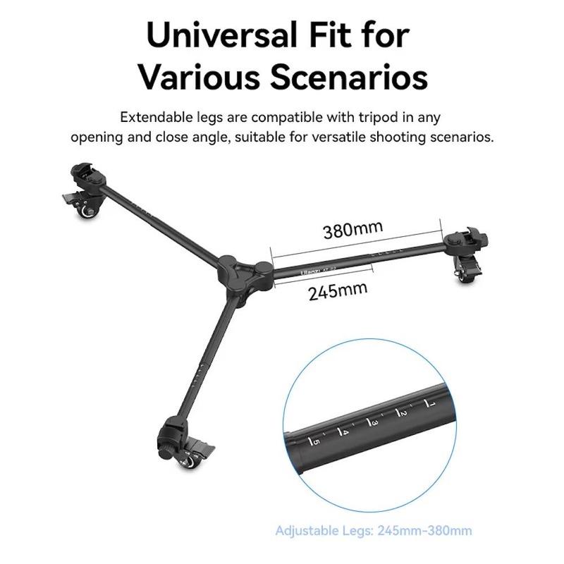 Product Introduction of Ulanzi AT-03 Dolly Tripod Stick Camera Light Stand 6