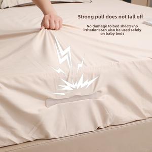 Dụng Cụ Cố Định Ga Trải Giường, Có Thể Gập Lại Và Xoay, Kẹp Ga Trải Giường, Không Cần Kim An Toàn, Dụng Cụ Cố Định Chống Trượt, Thích Hợp Cho Ga Trải Giường, [Q-Men]