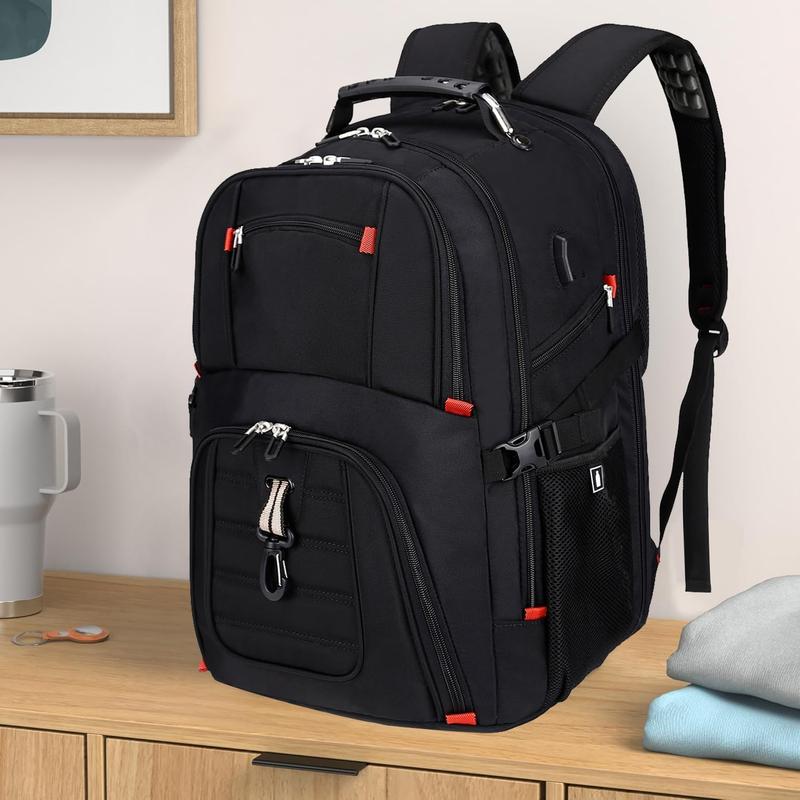 Backpack For Computer SHRRADOO Extra Large 50L Travel Laptop Backpack with USB Charging ...
