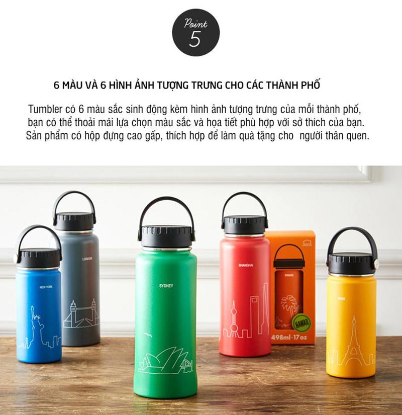 Product Introduction of Bình Giữ Nhiệt Lock&Lock Riga Tumbler LHC4160 897ml - Hàng Chính Hãng, Khay Lưới Lọc Trà, Quai Xách - JoyMall 22