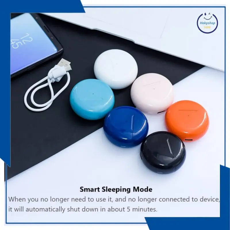 Pro 6 Music TWS Sports Earphone FreeBuds Headset Bluetooth Noise Reduction True Wireless HiFi Stereo 2