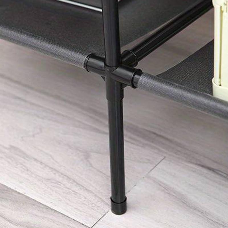 3-row Large Capacity Coat & Shoe Rack, Household Bedroom Floor Clothes Storage Rack, Freestanding Multifunctional Clothes Wardrobe Shelves for Bedroom, Summer Gifts 7