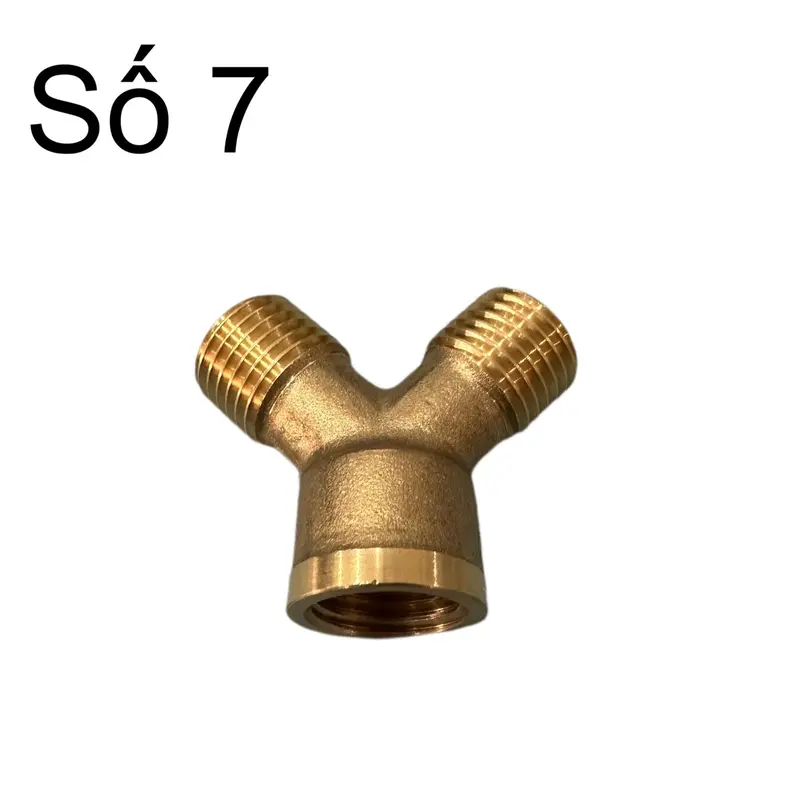 Khớp Chia Chữ Y Ren Trong 14mm Ra 2 Ren Ngoài 14mm (Số 7) 1