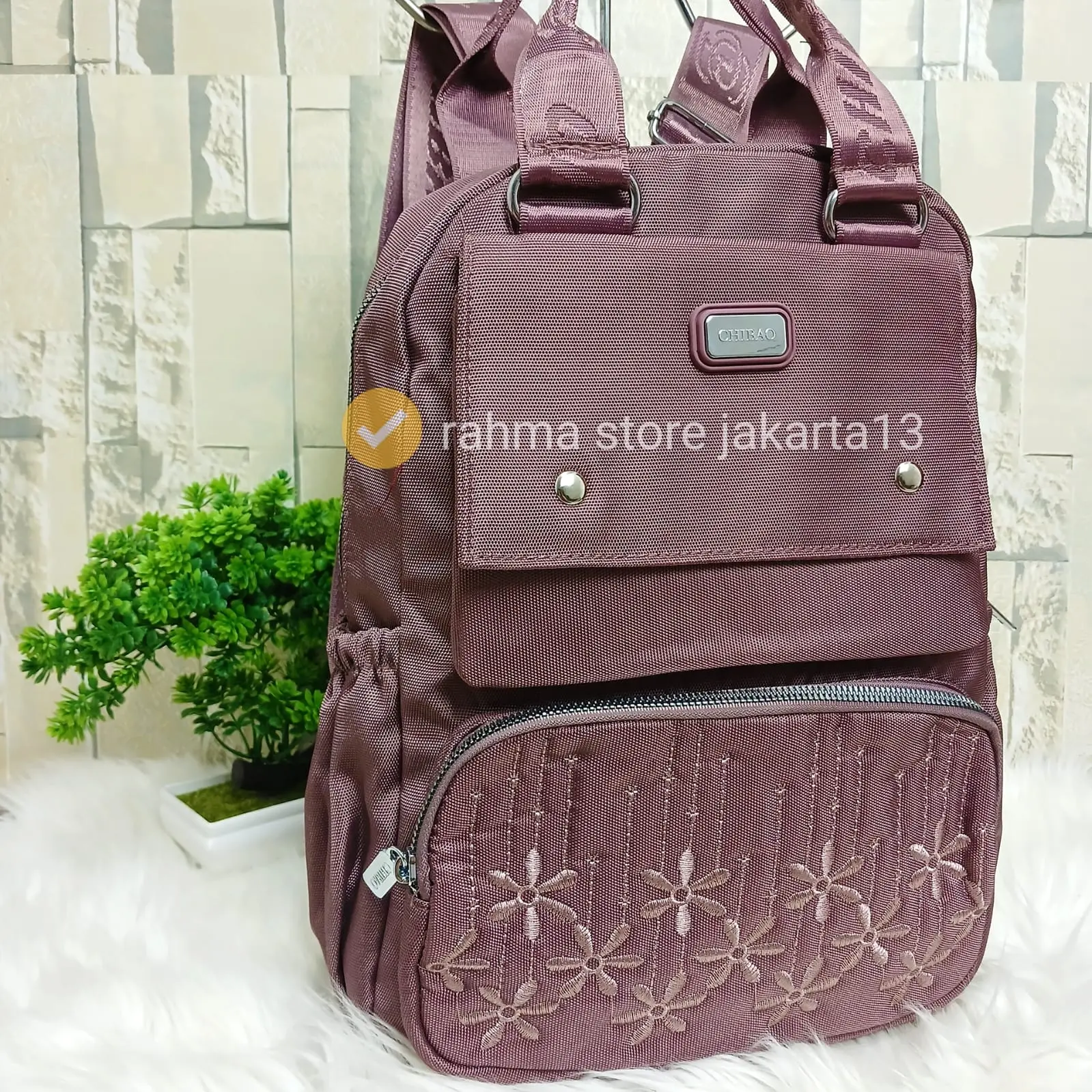 tas ransel import terbaru bahan kanvas korean style bisa cod