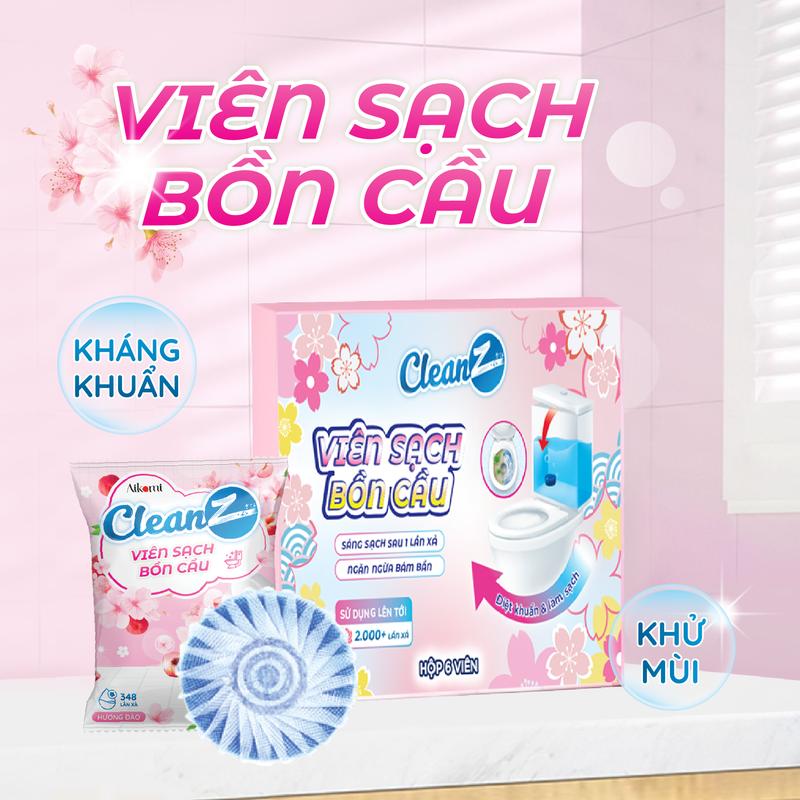 [ĐA KHO] Combo 6 viên sạch bồn cầu CleanZ Làm Sạch