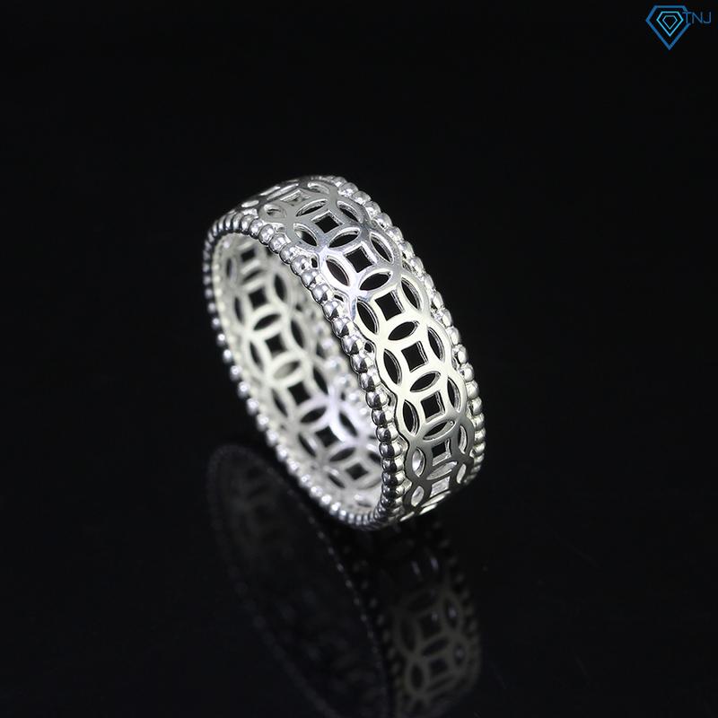 Nhẫn bạc 925 nam kim tiền NNA0477 - Trang Sức TNJ