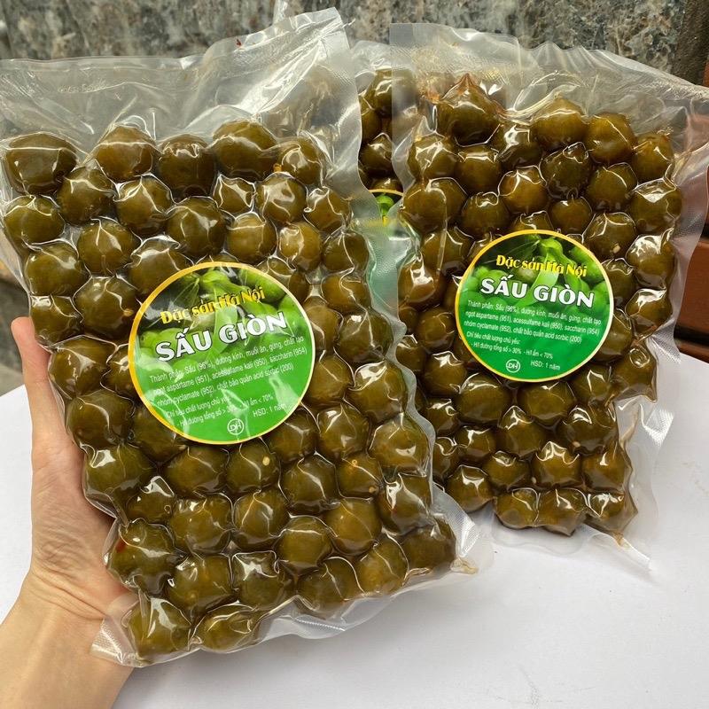 Ô mai sấu giòn cay túi hút chân không túi 500gr Ăn Vặt siêu ngon