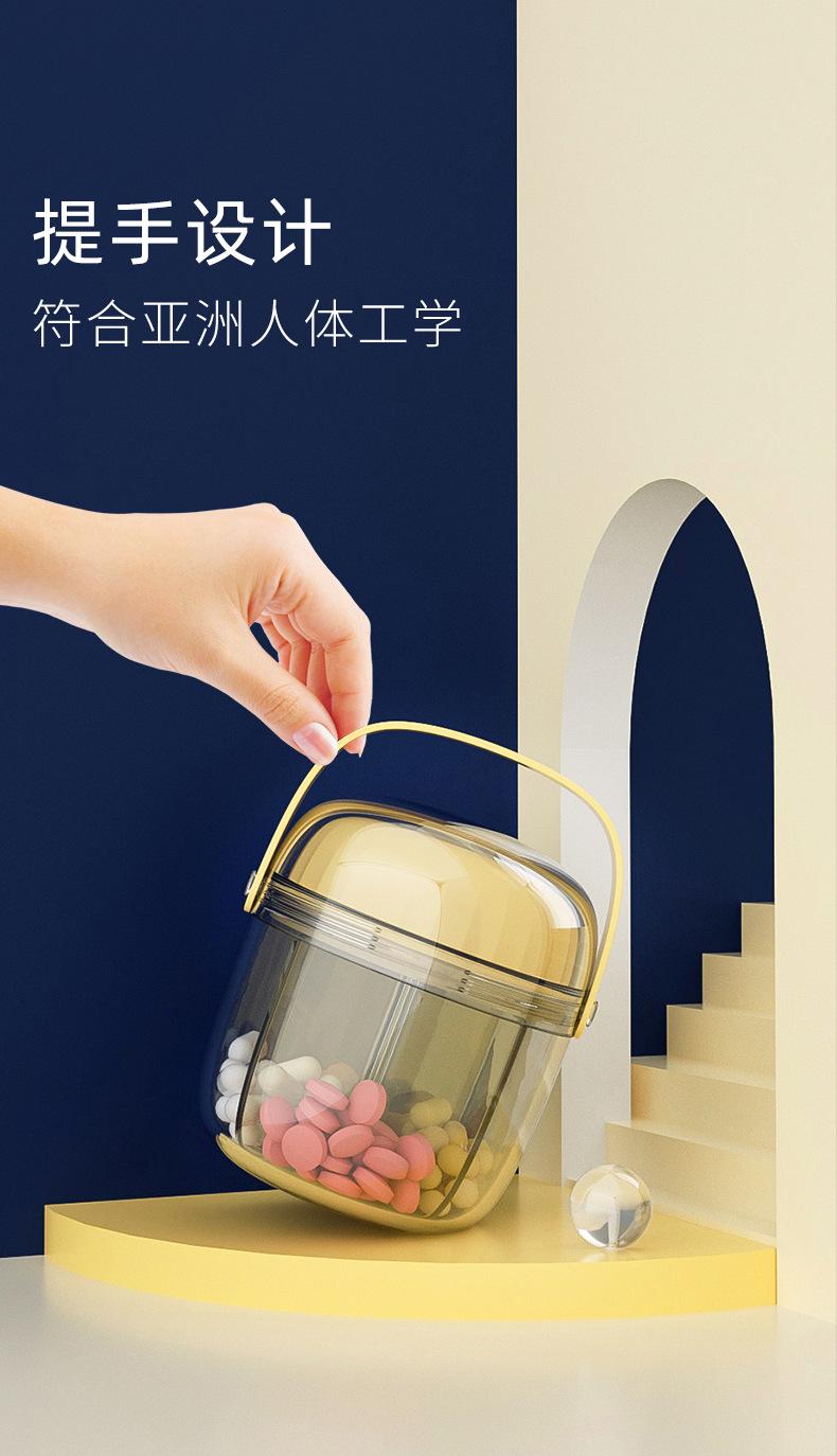 Product Introduction of Portable Pill Box Seven Days a Week Carry Dispenser Three Meals a Day Medicine Drug Storage Separately Packed Case Sealed Waterproof 9