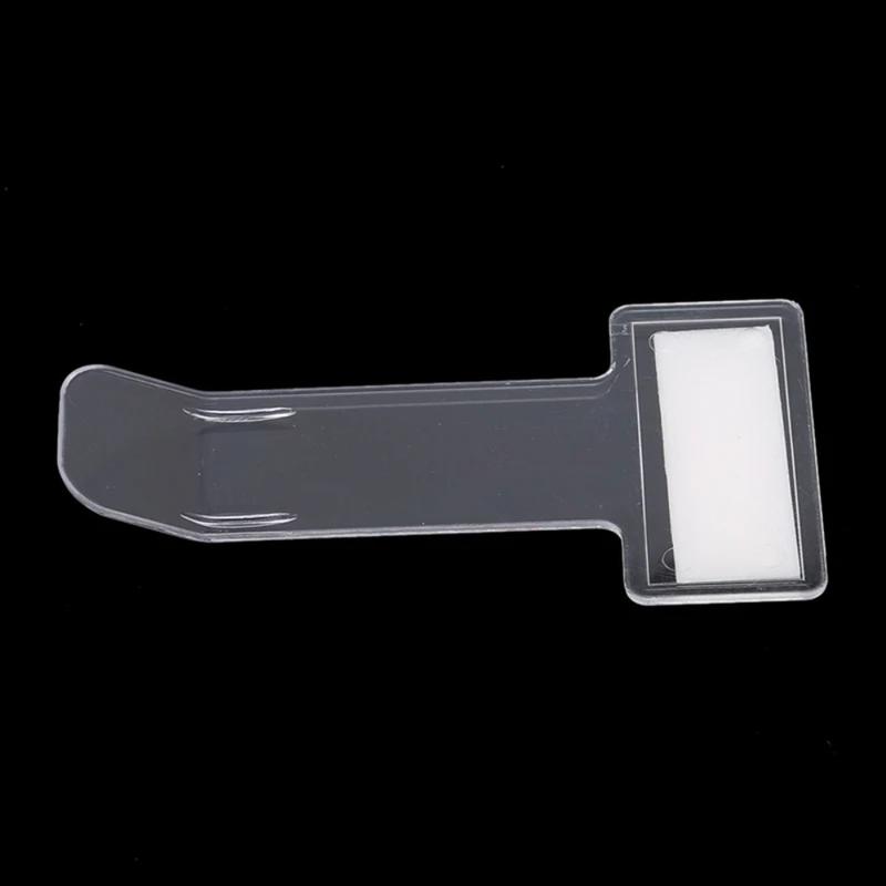 New Plastic Ticket Permit Holder Window Kit Practical Card Holder Stickers Clear Windscreen Ticket Receipt Permit Car Accessories 3