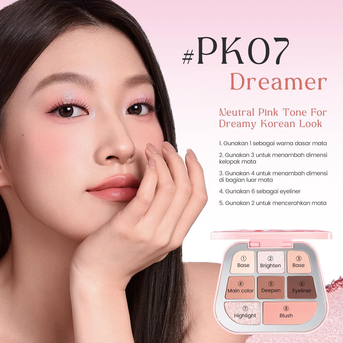 Focallure All Moments Eyeshadow Palette 8 Color Lover #BR02 – Pigmented Tahan Lama Mudah Dibaur Multi-texture Matte Shimmer Glitter FA-E09 Focallure All Moments Eyeshadow Palette 8 Color Lover #BR02 – Pigmented Tahan Lama Mudah Dibaur Multi-texture Matte Shimmer Glitter FA-E09