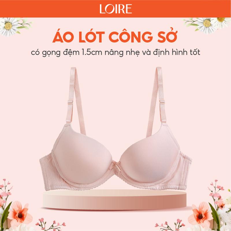 Áo Lót Nâng Đỡ Loirechic Có Gọng Mềm Cố Định Vòng 1 Thoáng Mát Thoải Mái BRTS80