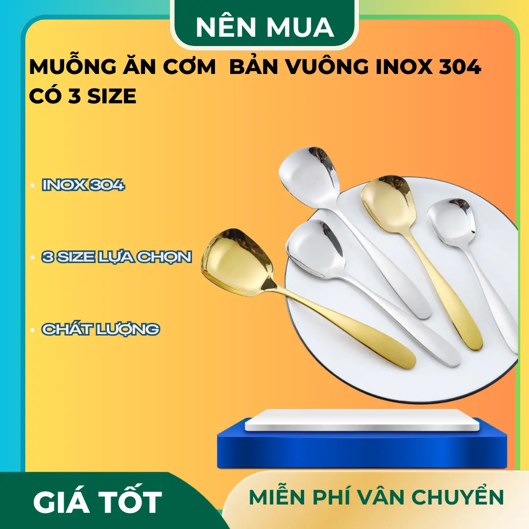 muỗng inox, thìa inox, 01 cái - TikTok Shop Vietnam