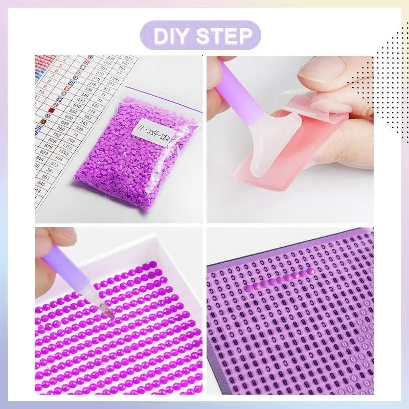 Women Portrait Book Scenery 5D DIY Diamond Arts Colorful Painting Kit without Frame, Full Round Diamond Home Living Room Art Craft 5