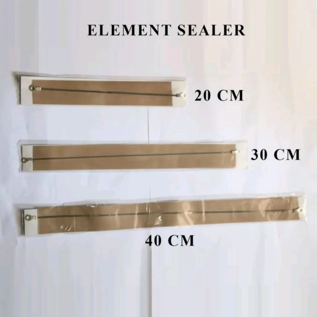 Elemen kawat pemanas pres plastik element impulse sealer 40cm