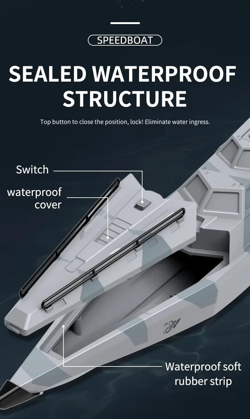 Product Introduction of 2.4GHz TY727 RC TURBOJET PUMP High-Speed Remote Control Jet Boat Low Battery Alarm Function adult Children Toy Gift 8