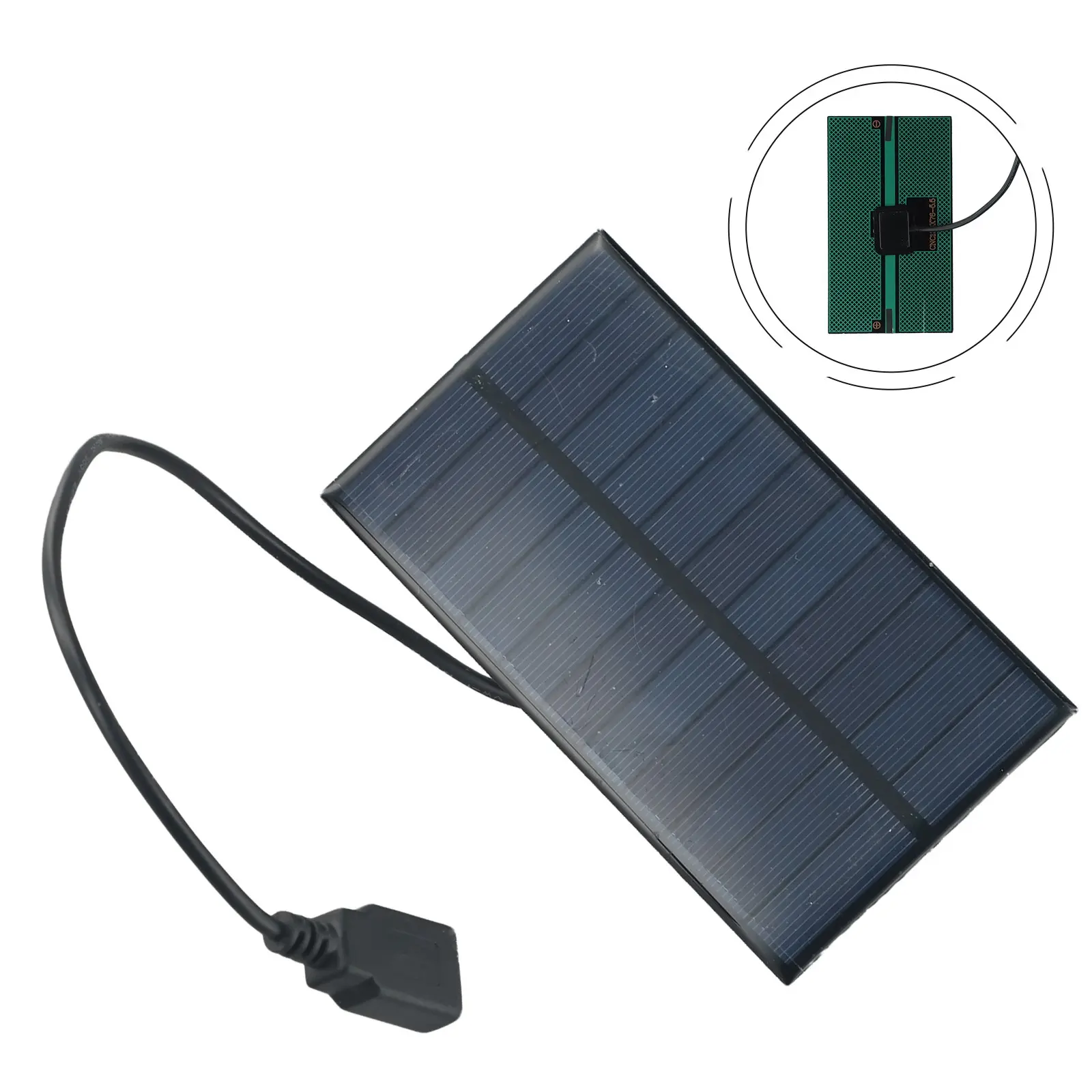5V 2W USB Mobile Phone Charger Solar Panel Power Bank Portable Charging Board