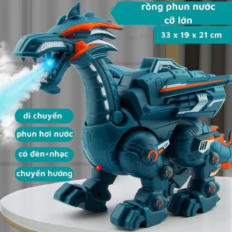 Robot khủng long đồ chơi phun lửa cỡ lớn cho bé-đồ chơi giải trí cho trẻ em Toy
