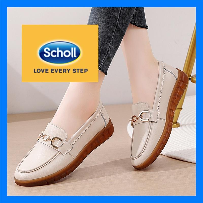 scholl women shoes Women's scholl casual leather shoes scholl ladies shoes Boat Shoes Loafers Shoes 5