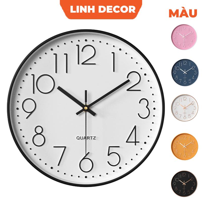 Đồng Hồ Treo Tường Decor Trang Trí Phòng Khách Kim Trôi - Đồng Hồ Treo Tường…