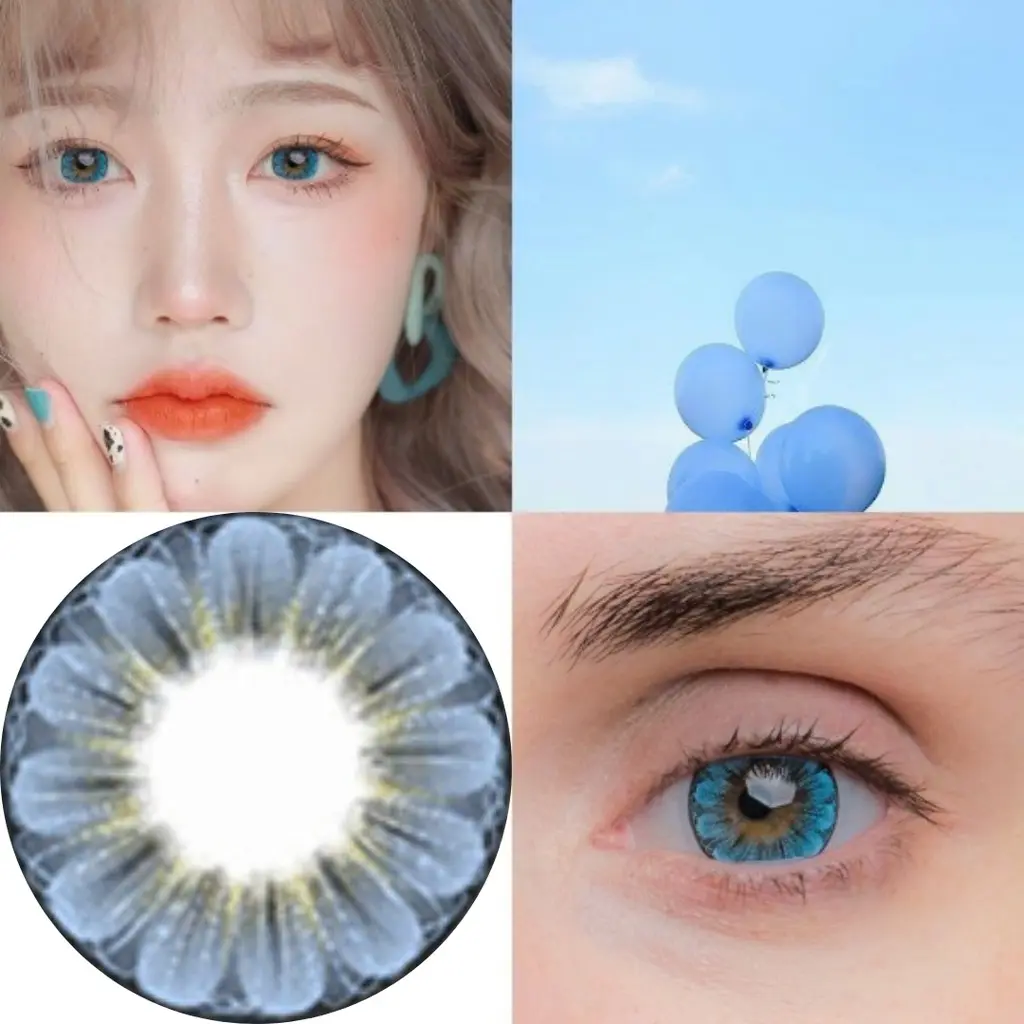 COD SOFTLENS MY DAISY FLOWER BY PINKIN NATURAL BIG EYE MOTIF BUNGA