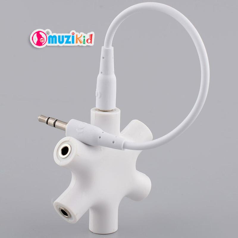 Bộ chia tai nghe chuẩn tròn 3,5mm - từ 1 đầu ra 5 đầu 4