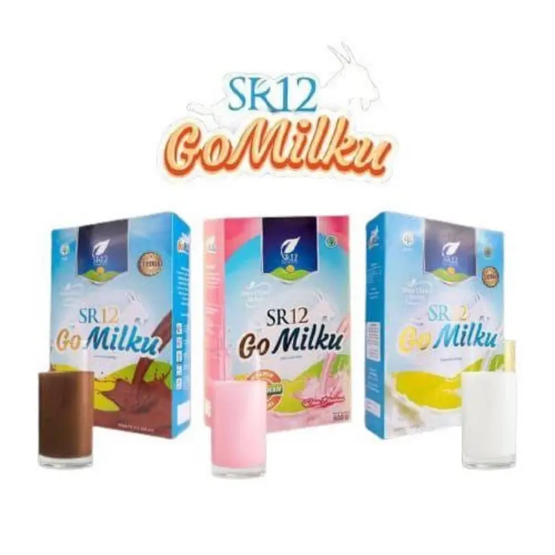 SR12 GoMilku 600g Susu Kambing Etawa Bubuk / Susu Go Milku SR12 Ori BPOM