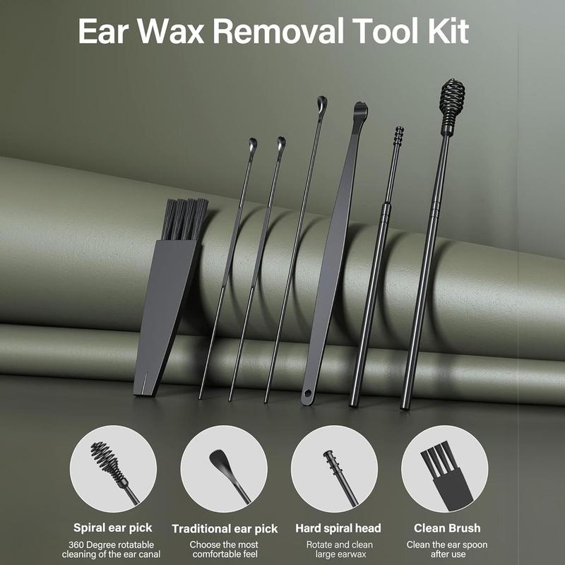 Product Introduction of Ear Wax Removal Tool, 1 Box  Camera Earwax Removal Kit, Ear Cleaner for Ios & Android, Safe Ear Cleaning Tool for Adults and Pets 8