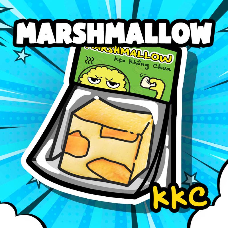 Kẹo Marshmallows KKC bông xốp nhiều vị Kẹo Không Chua
