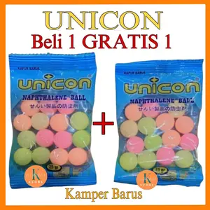 Beli 1 Gratis 1 Kamper Kapur Barus Warna Unicon Pembasmi Kecoak Tikus dan Hama Lainnya Original