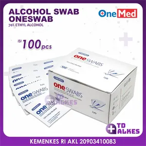 Alcohol Swab Oneswabs Kapas Tisu Pembersih Tissue Alkohol Oneswab