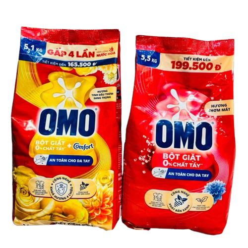  Bột Giặt Omo 5.3kg 5.1kg Hương Comfort  new 