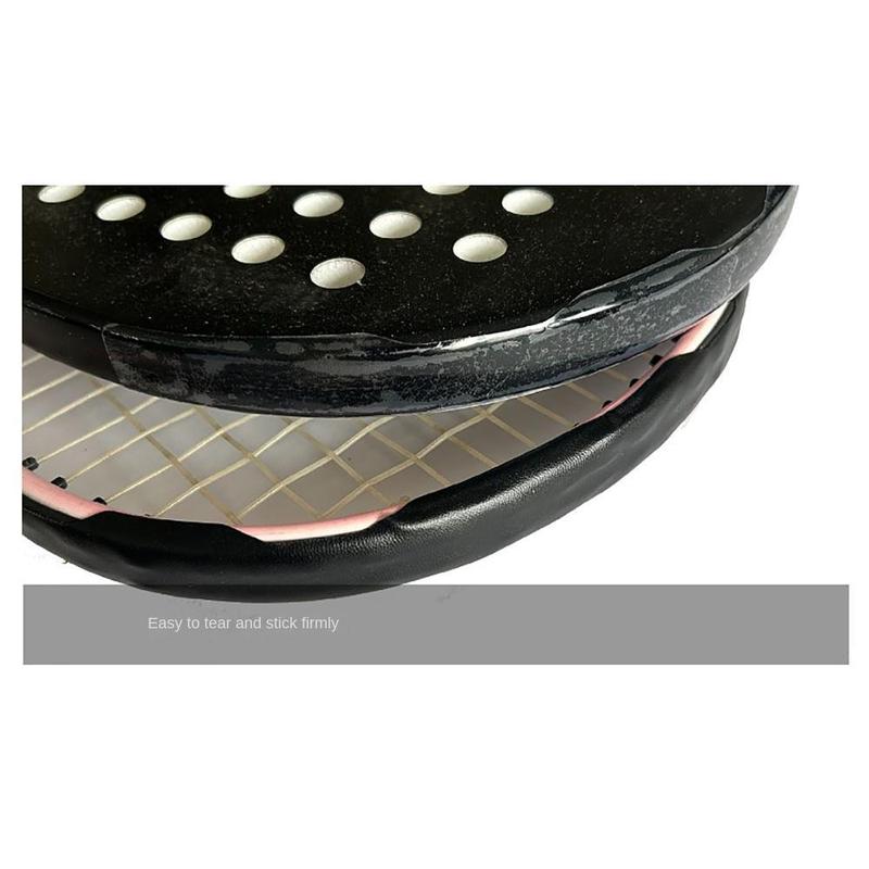 Product Introduction of NEW Black Transparent Tennis Racket Head Sticker PU Scratch Prevention Frame Protection Tape Sport Supplies Anti-collision Racquet Frame Protective Sticker 18