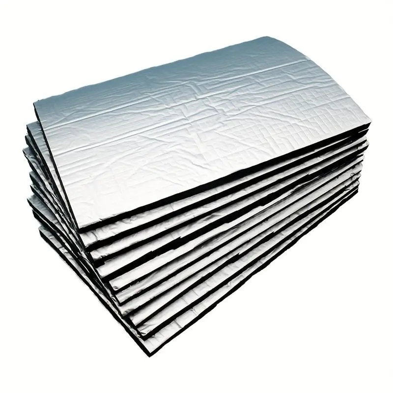 Car Van Sound Deadening Insulation (10 Sheets), 5mm Car Van Sound Deadening Insulation, Noise & Heat Reduce Car Van Sound Deadening Insulation for Car Repair 0