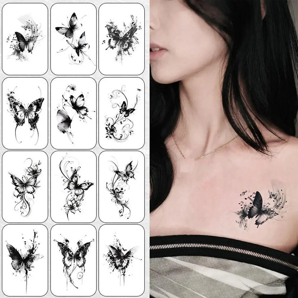 Butterfly Tattoo Stickers Personalized And Durable Non-reflective Tattoo Stickers
