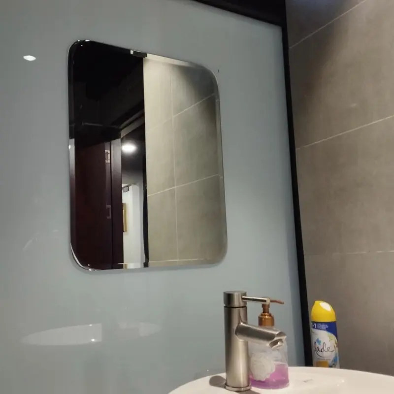 30x45cm Gương Hình Chữ Nhật Bo Góc Dán Tường decor phòng tắm, bàn trang điểm