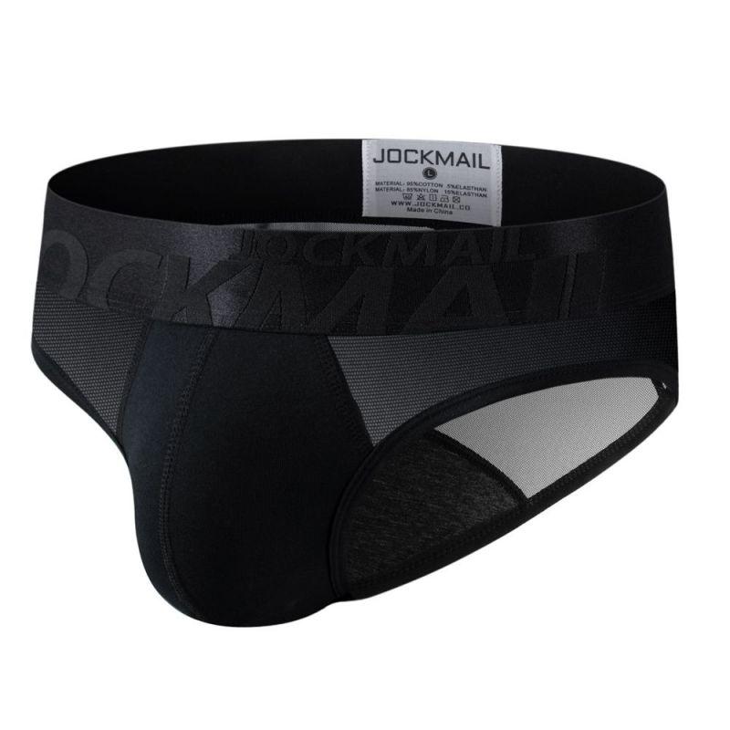 Product Introduction of Quần Lót Nam, JOCKMAIL, Thiết Kế Lưới Và Cotton Gợi Cảm, Quần Boxer, Thích Hợp Cho Thể Thao, Màu Trơn, Thoáng Khí, Đồ Lót 4