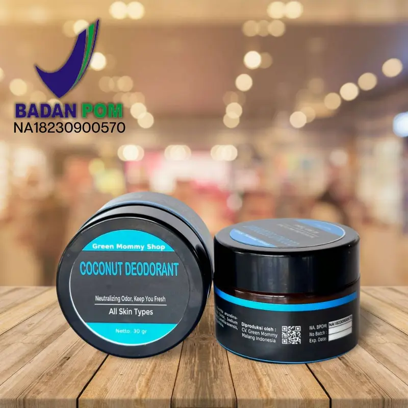 Deodoran Alami - Coconut Deodorant - Deo Natural - Membantu Mengurangi Bau Badan 7