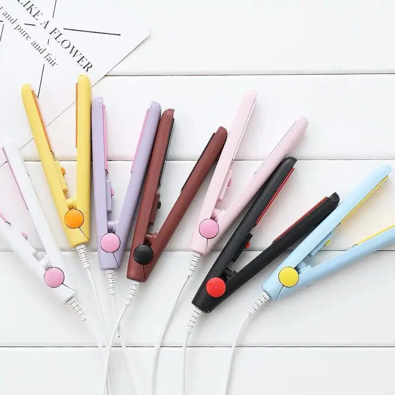Catokan Mini Karakter 2IN1 Bisa Lurus & Curly Alat Catok Rambut Meluruskan Mesin Catok Wanita 1