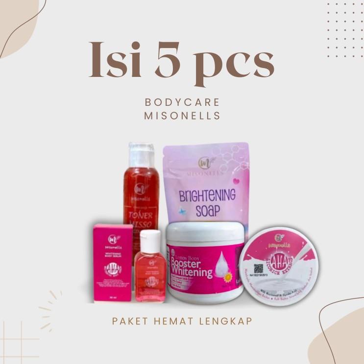 Product Introduction of Bundle Isi 5 Misonells Hb booster 250gr & Bleaching Licorice+Aha Bodyserum 1