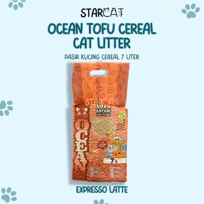 SC Ocean Tofu Cereal Cat Litter 7L Pasir Kucing Wangi 7 Liter 2