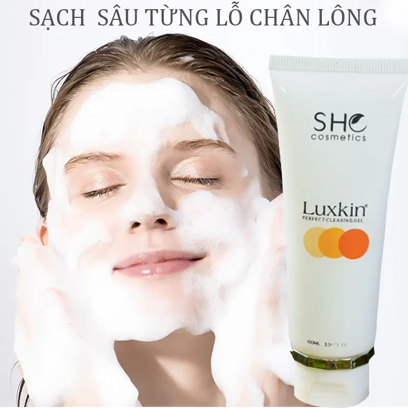 LUXKIN Sữa rửa mặt mật ong lên men,hỗ trợ dưỡng ẩm làm đẹp da cho da thường đến da dầu,sản phẩm chính hãng Skincare sữa  rửa beauty foam 8