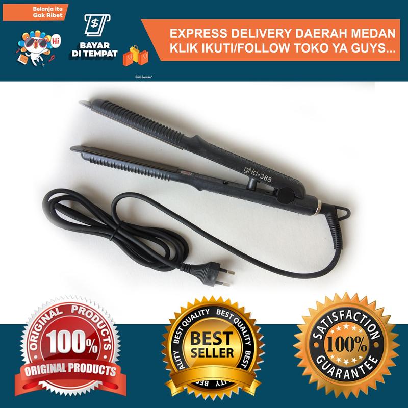 Catok GND 2Fungsi Professional Catokan Rambut 2in1 Catok Rambut Lurus bisa COD 3