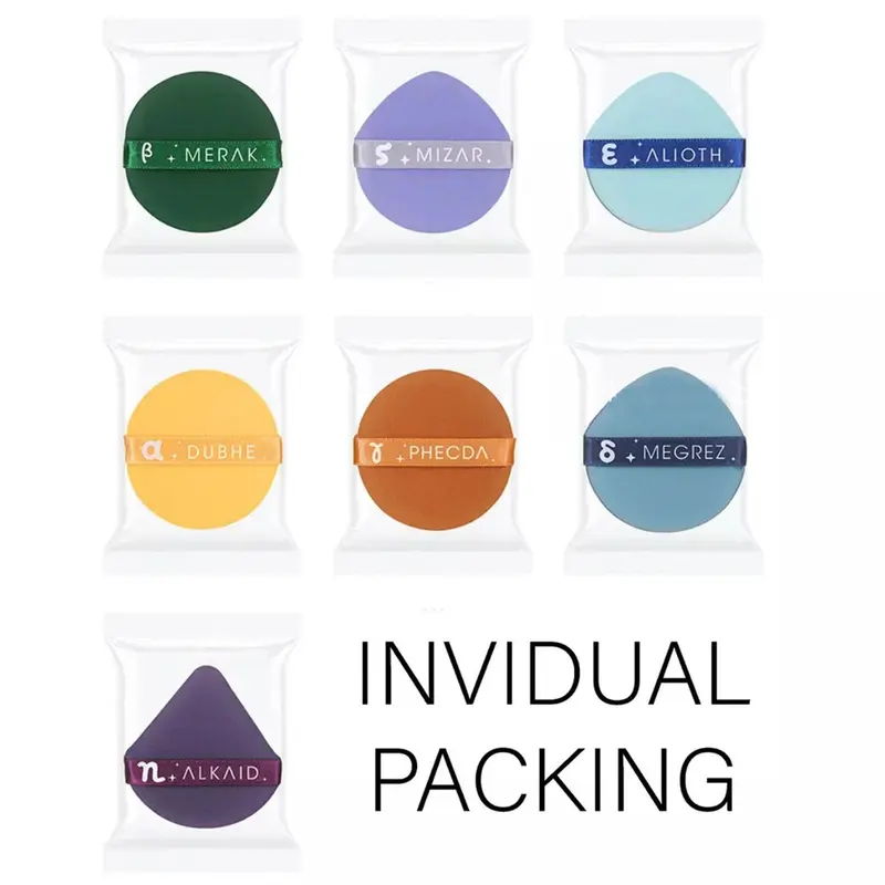 Sponge make up lembut spons cusion spons bedak tabur padat beauty powder puff foundation 6