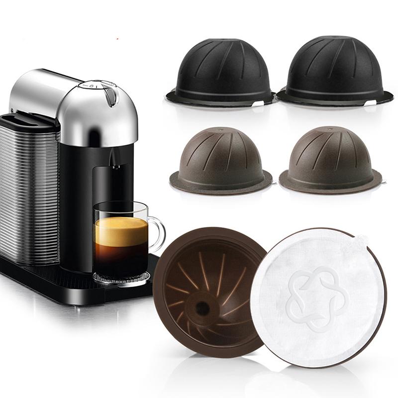 Product Introduction of About 60 Times Using Coffee Capsule For Nespresso Vertuo Vertuoline Refillable 25